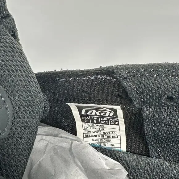 Lakai Griffin Men’s Skate Shoes Size 9 Charcoal/Nile Suede | New in Box - Picture 10 of 10